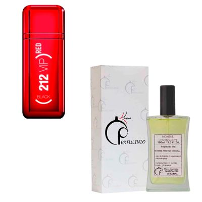 Perfume 313 Vip Black Red Inspiración Con feromonas 212 Vip Black Red