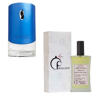 Perfume Gregory Blue Inspiración Con feromonas Givenchy Blue