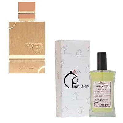 Perfume Gold Amber Inspiración Con feromonas Amber Oud Gold Edition