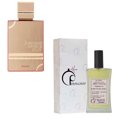 Perfume Rouge Gold Inspiración Con feromonas Amber Oud Rouge