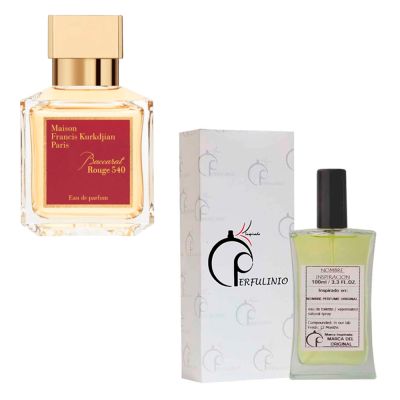 Perfume Maccarat Louge 240 Inspiración Con feromonas Baccarat Rouge 540