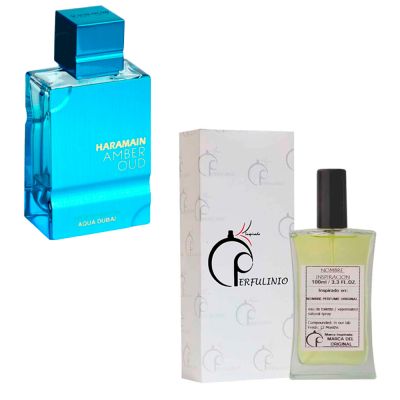 Perfume Ambar Aqua Inspiración Con feromonas Amber Oud Aqua Dubai