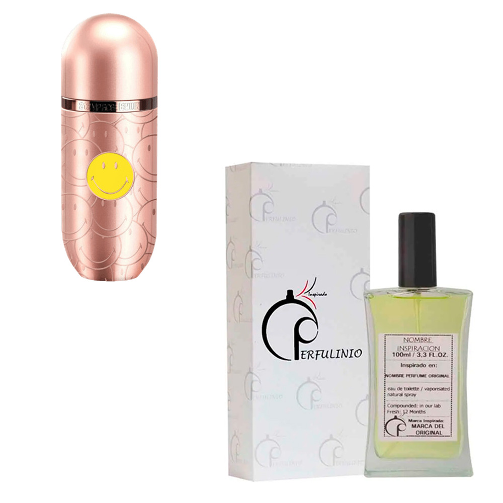 Perfume 717 Vip Ross Smily Inspiración Con feromonas 212 Vip Rose Smiley